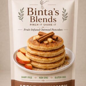 Binta's Blends Apple Cinnamon Oat Pancake Mix