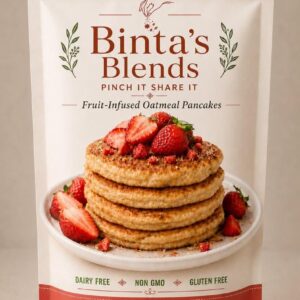 Binta's Blends Sweet Strawberry Oat Pancake Mix